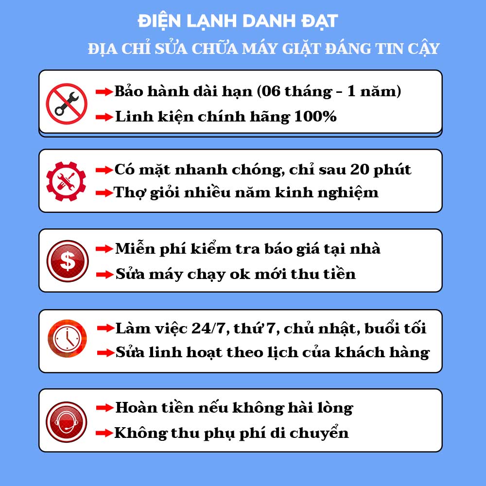 Sửa máy giặt tại nhà