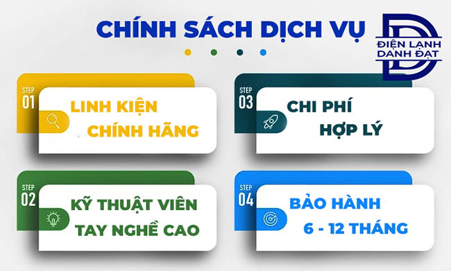 Chính sách sửa máy giặt Panasonic của điện lạnh Danh Đạt