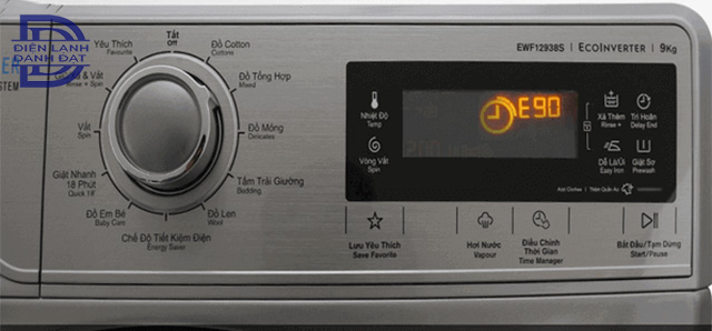 Sửa lỗi e90 máy giặt Electrolux 