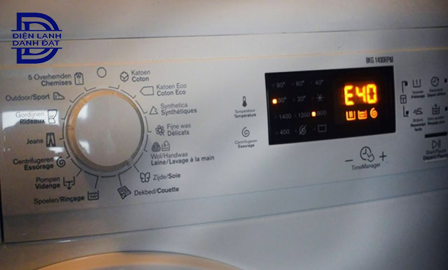 Mã lỗi máy giặt Electrolux