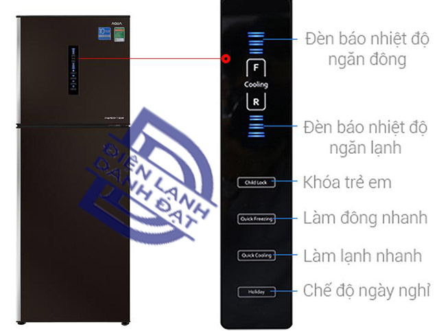 Cách chỉnh nhiệt độ tủ lạnh Aqua
