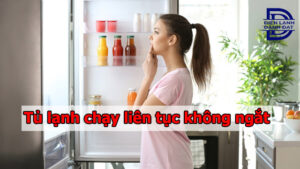 Tủ lạnh chạy liên tục không ngắt