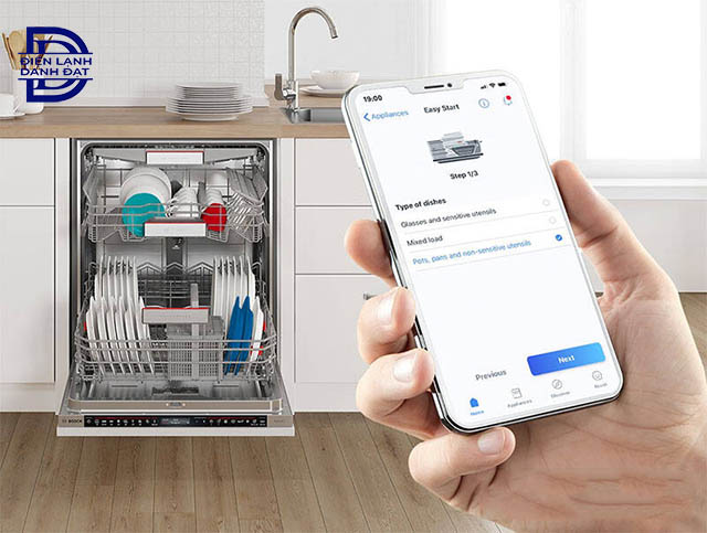 Lợi ích khi kết nối máy rửa bát Bosch với điện thoại