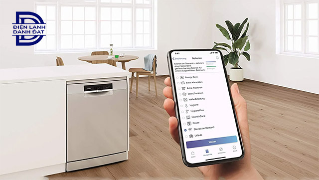 Cách kết nối máy rửa bát Bosch với điện thoại