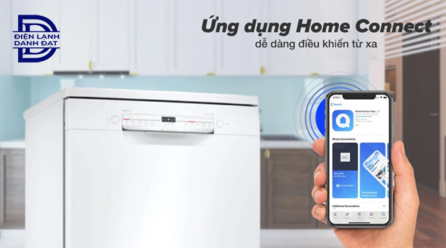 Kết nối máy rửa bát Bosch với điện thoại