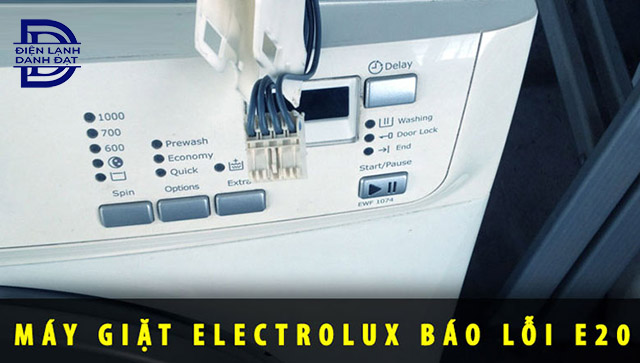 Máy giặt Electrolux báo lỗi E20