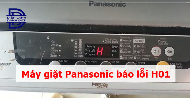 Máy giặt Panasonic báo lỗi H01