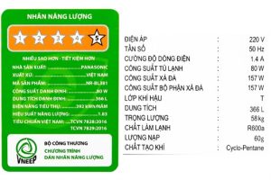 Công suất tủ lạnh là gì